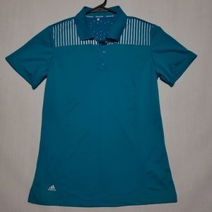 adidas Climachill engineered print polo